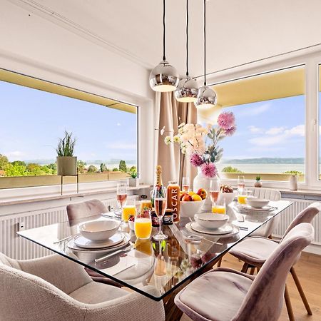 Panorama Penthouse Mit Atemberaubenden See- Und Bergblick Immenstaad am Bodensee Exterior foto