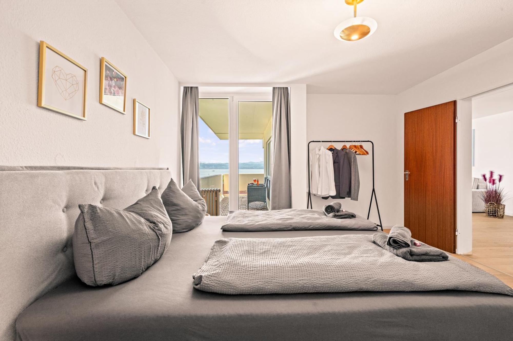 Panorama Penthouse Mit Atemberaubenden See- Und Bergblick Immenstaad am Bodensee Exterior foto