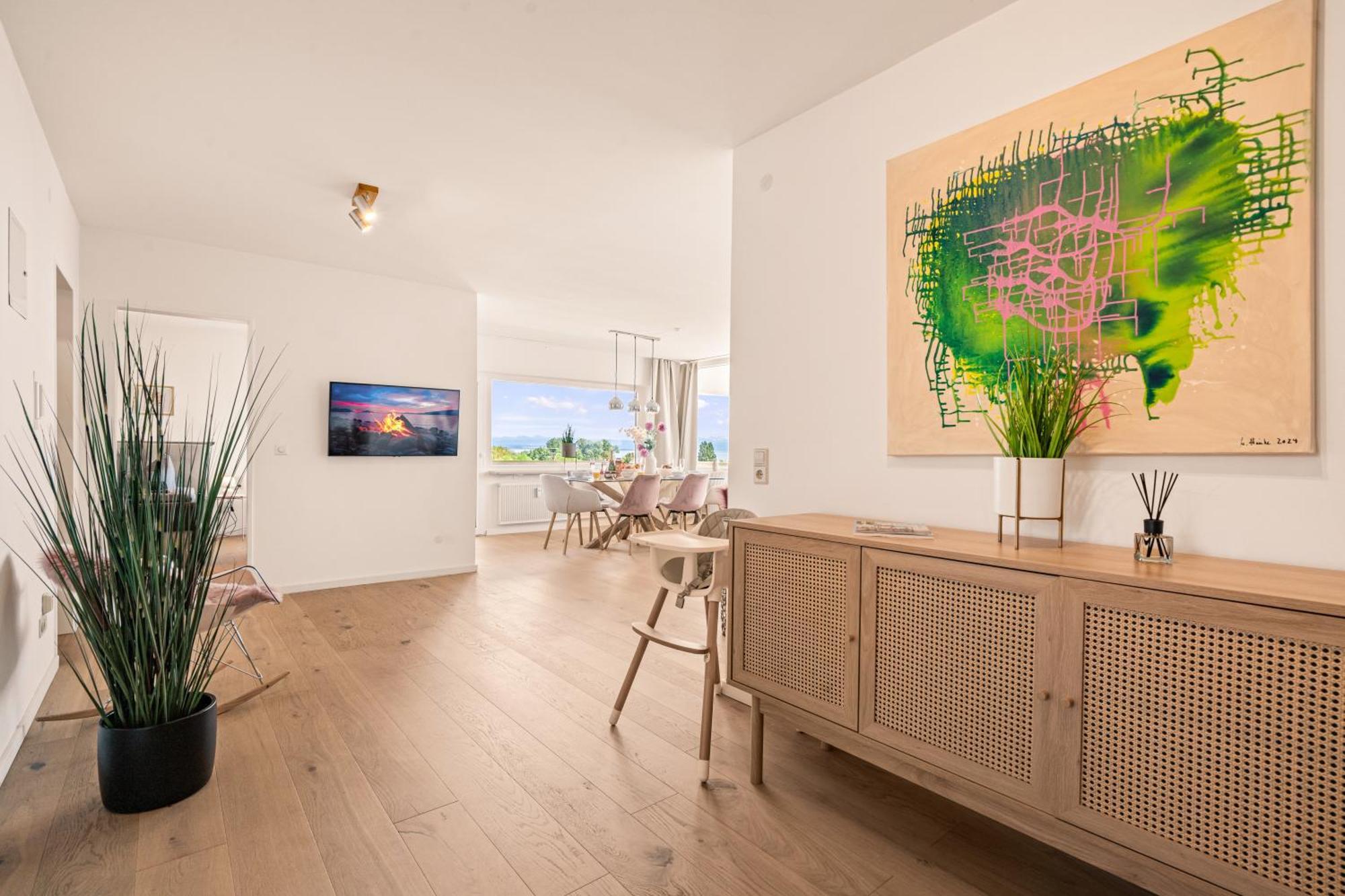 Panorama Penthouse Mit Atemberaubenden See- Und Bergblick Immenstaad am Bodensee Exterior foto