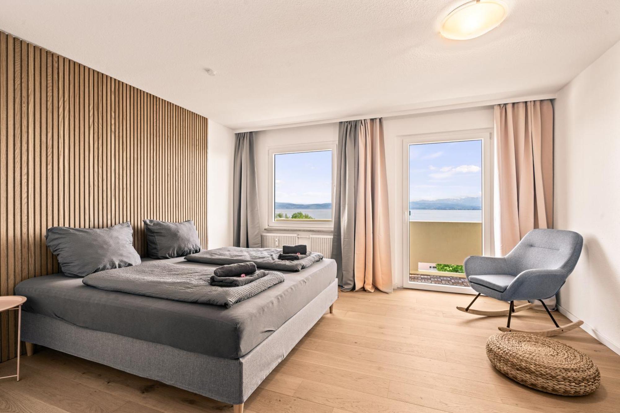 Panorama Penthouse Mit Atemberaubenden See- Und Bergblick Immenstaad am Bodensee Exterior foto